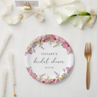 Modern Pink Peonies Floral Bridal Shower