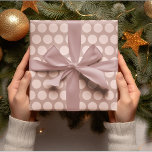 Modern Pink Polka Dots Christmas Wrapping Paper<br><div class="desc">Modern Pink Polka Dots Christmas Wrapping Paper</div>
