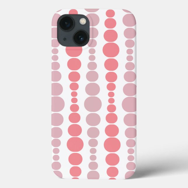 Modern Pink Rectangles  Case-Mate iPhone Case (Back)