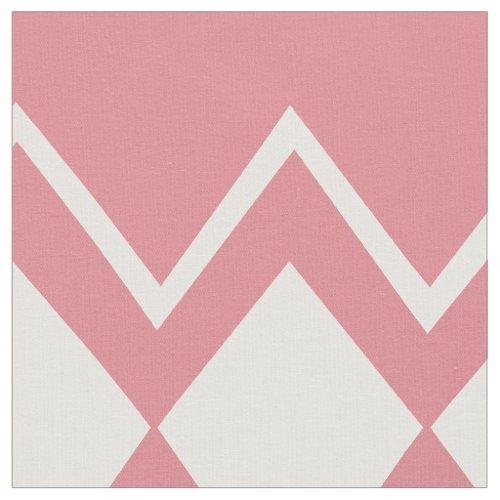 Modern Pink Retro Personalized Fabric