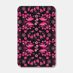 Modern Pink Scandinavian Floral Pattern Matchboxes
