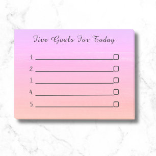 Modern Pink Trendy Post-it Notes