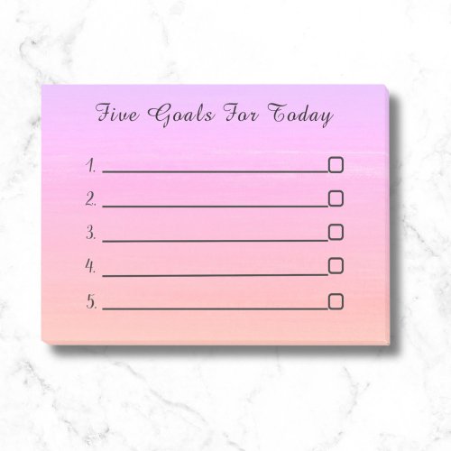 Modern Pink Trendy Post_it Notes