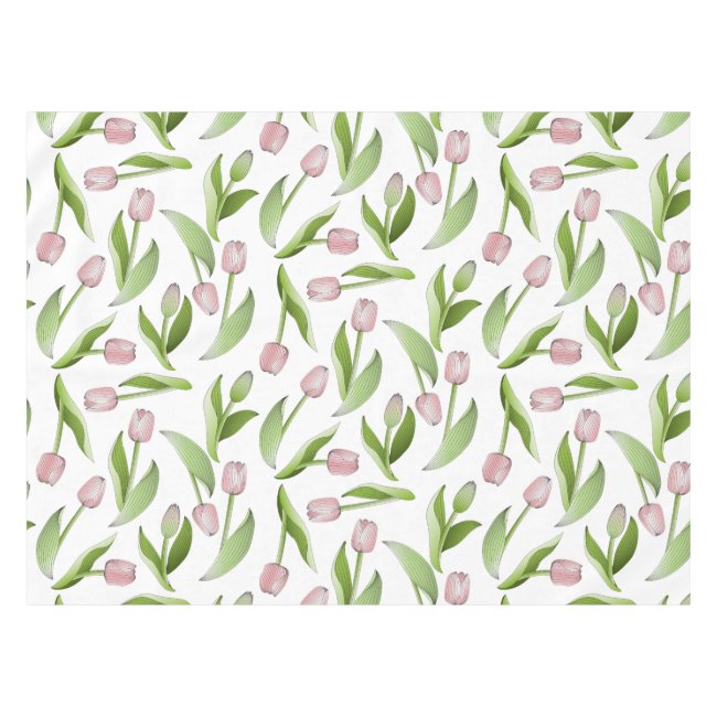 Modern Pink Tulip Flower Custom