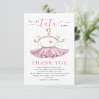 Modern Pink Tutu Ballerina Ballet Girl Baby Shower
