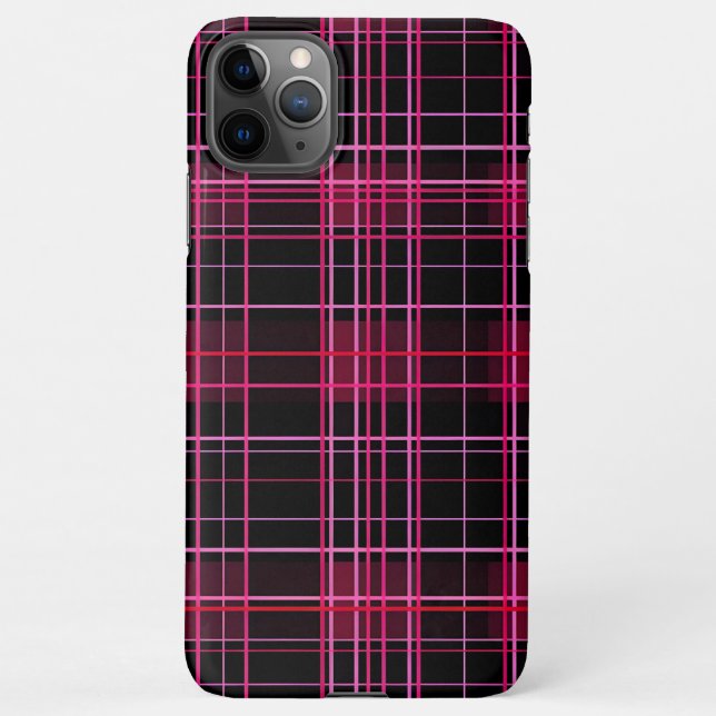 Modern Pink Valentines Day Stylish  iPhone Case (Back)