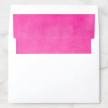 Modern Pink Watercolor Trendy Bat Mitzvah Envelope Liner<br><div class="desc">Coordinate with your invites with these hot pink watercolor envelope liners.</div>