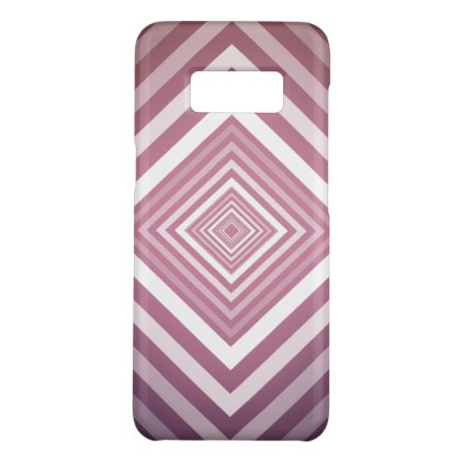 Modern Pink &amp; White Gradation Squares Case-Mate Samsung Galaxy S8 Case