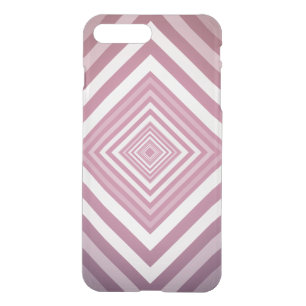 Modern Pink & White Gradation Squares iPhone 8 Plus/7 Plus Case