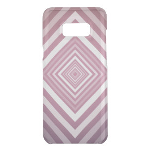 Modern Pink & White Gradation Squares Uncommon Samsung Galaxy S8+ Case