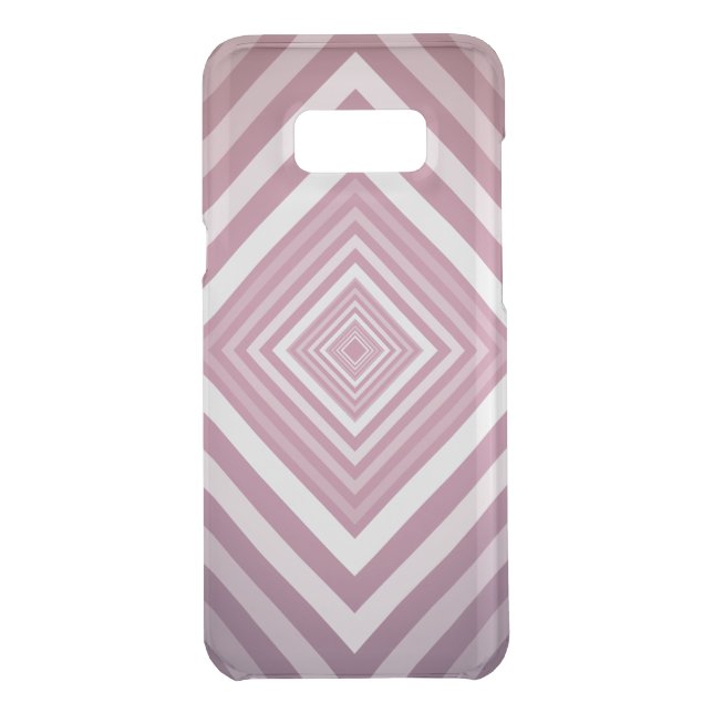 Modern Pink & White Gradation Squares Uncommon Samsung Galaxy Case (Back)