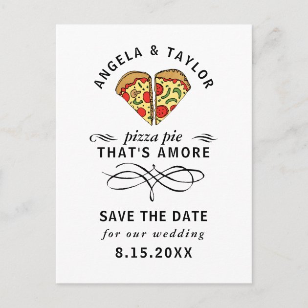 Modern Pizza Amore Black Typography Save The Date Postcard Zazzle   Modern Pizza Amore Black Typography Save The Date Postcard Radd1e46f807742db8ff78869f76f0c2e Ucbjp 630 