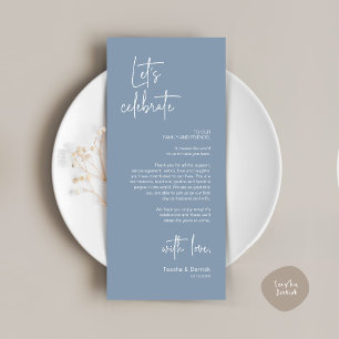 Modern Place Setting Dinner Party Thank You Card