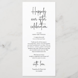 Modern Place Setting Dinner Party Thank You Card