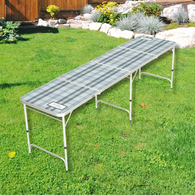 Modern Plaid Frost Beer Pong Table (Creator Uploaded)