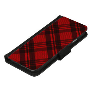 Modern Plaid Samsung Galaxy iPhone 8/7 Wallet Case