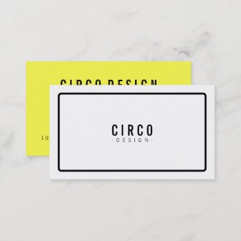 Modern Plain Black And White Stripes Colorful Business Card by busied at Zazzle