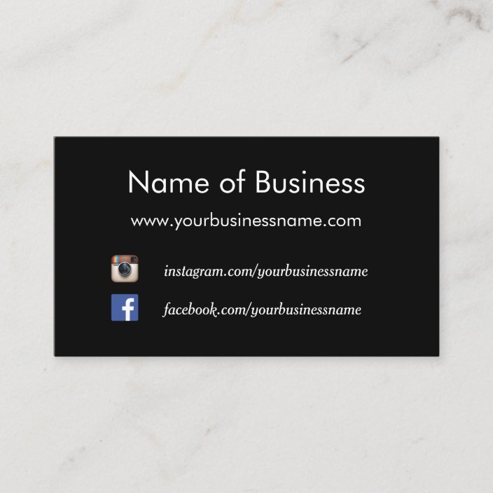 business card websites