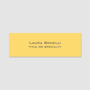 Modern Plain Custom Professional Name Position Tag