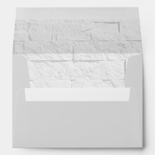 Modern Plain Elegant Professional Wall Bricks Envelope
