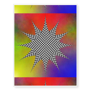 Modern Plasma by Kenneth Yoncich Temporary Tattoos