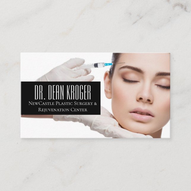 Modern Plastic Surgery & Rejuvenation Center Business Card (Front)