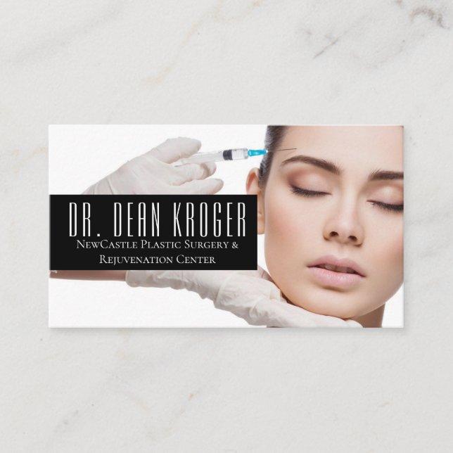 Modern Plastic Surgery & Rejuvenation Center Business Card (Front)
