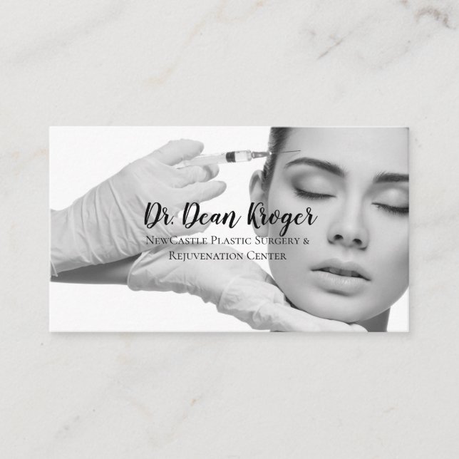 Modern Plastic Surgery & Rejuvenation Center Business Card (Front)