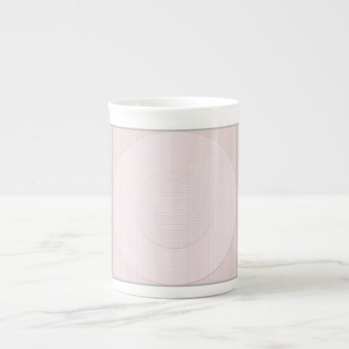 Modern Platinum Pink Pastel Bone China Mug