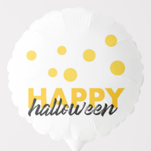 Modern, playful design of Happy Halloween Balloon