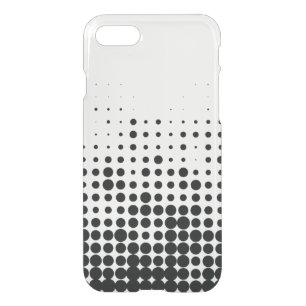 Modern, playful, urban geometric circle pattern iPhone SE/8/7 case