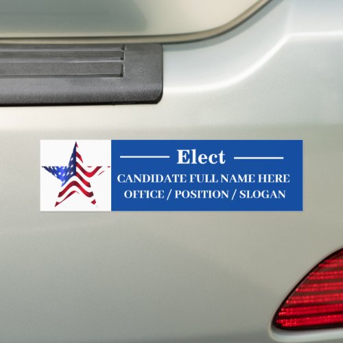 Modern Political Campaign  Bumper Sticker