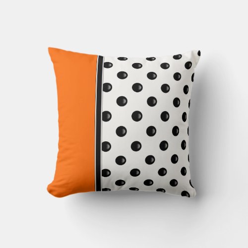 Modern Polka Dot Throw Pillows