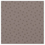 Modern Polka Dots 2 on Coffee Brown Fabric
