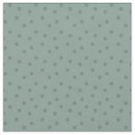 Modern Polka Dots 2 on Light Gray-Green Fabric