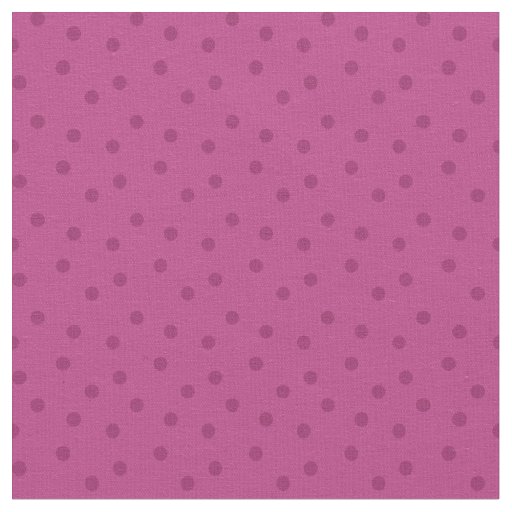 Modern Polka Dots 2 on Smitten Pink Fabric