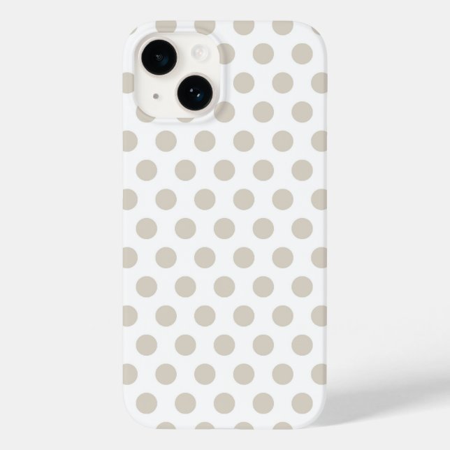 Modern Polka Dots Case-Mate iPhone Case (Back)