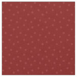 Modern Polka Dots on Dark Red Fabric