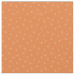 Modern Polka Dots on Orange Fabric