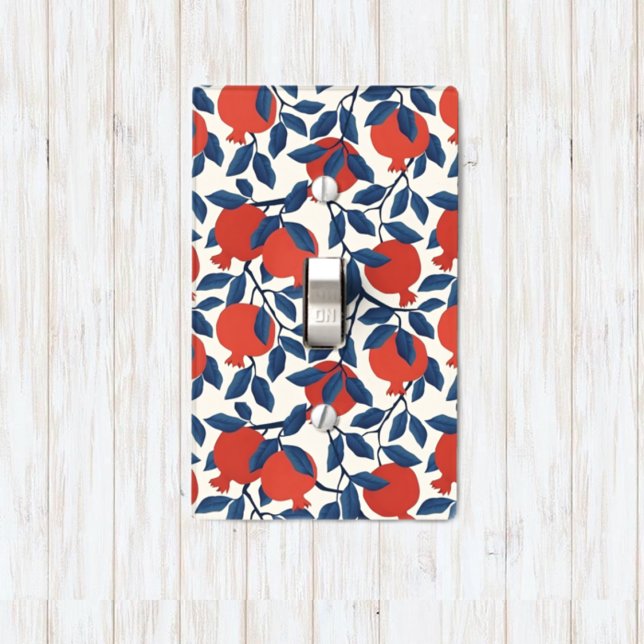 Modern pomegranate pattern light switch cover (Creator Uploaded)