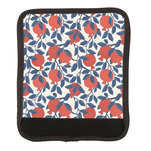 Modern pomegranate pattern luggage handle wrap (Front)