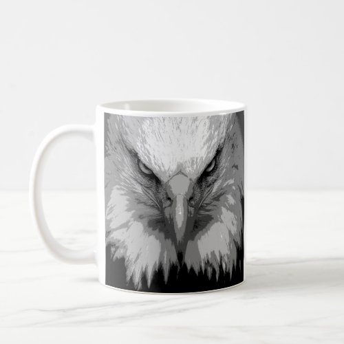 Modern Pop Art Eagle Head Template Animals Coffee Mug