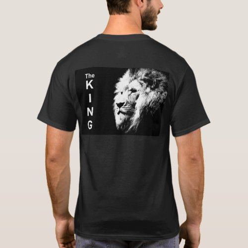Modern Pop Art Lion Head Elegant Trendy Template T_Shirt