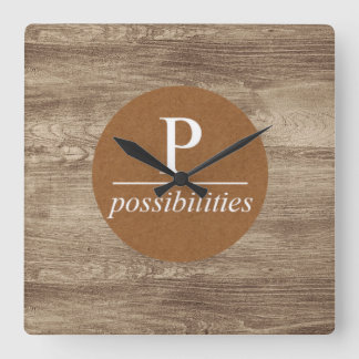 Modern Possibilities Wall Clock