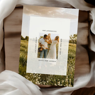 Modern Postage Stamp We Have A New Address Moving Announcement