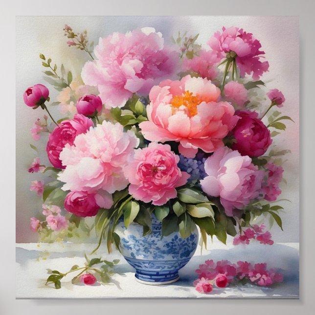 Modern poster art flower arrangement (Front)
