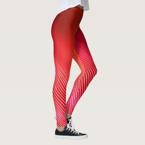  Modern PowerPoint Background with White Red Pins Leggings