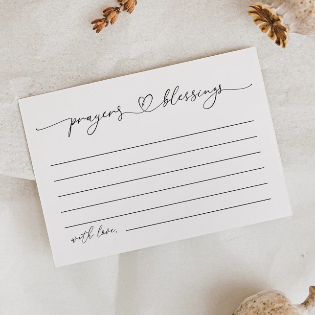 Modern Prayers and Blessings Enclosure Card (Creator Uploaded)