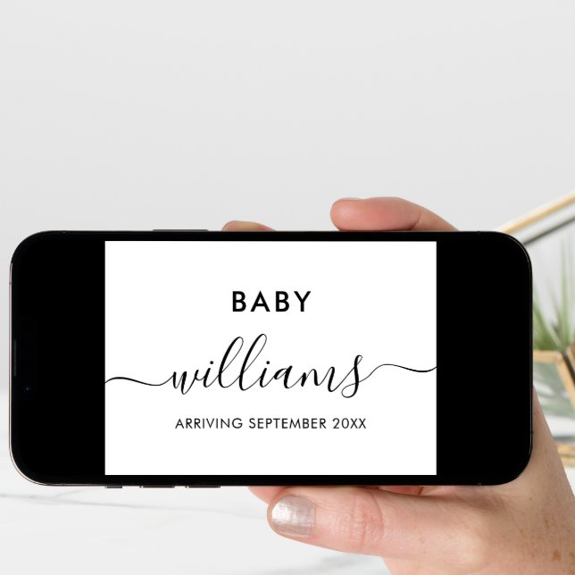 Modern Pregnancy Announcement (Front Digital)