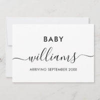 Modern Pregnancy Announcement